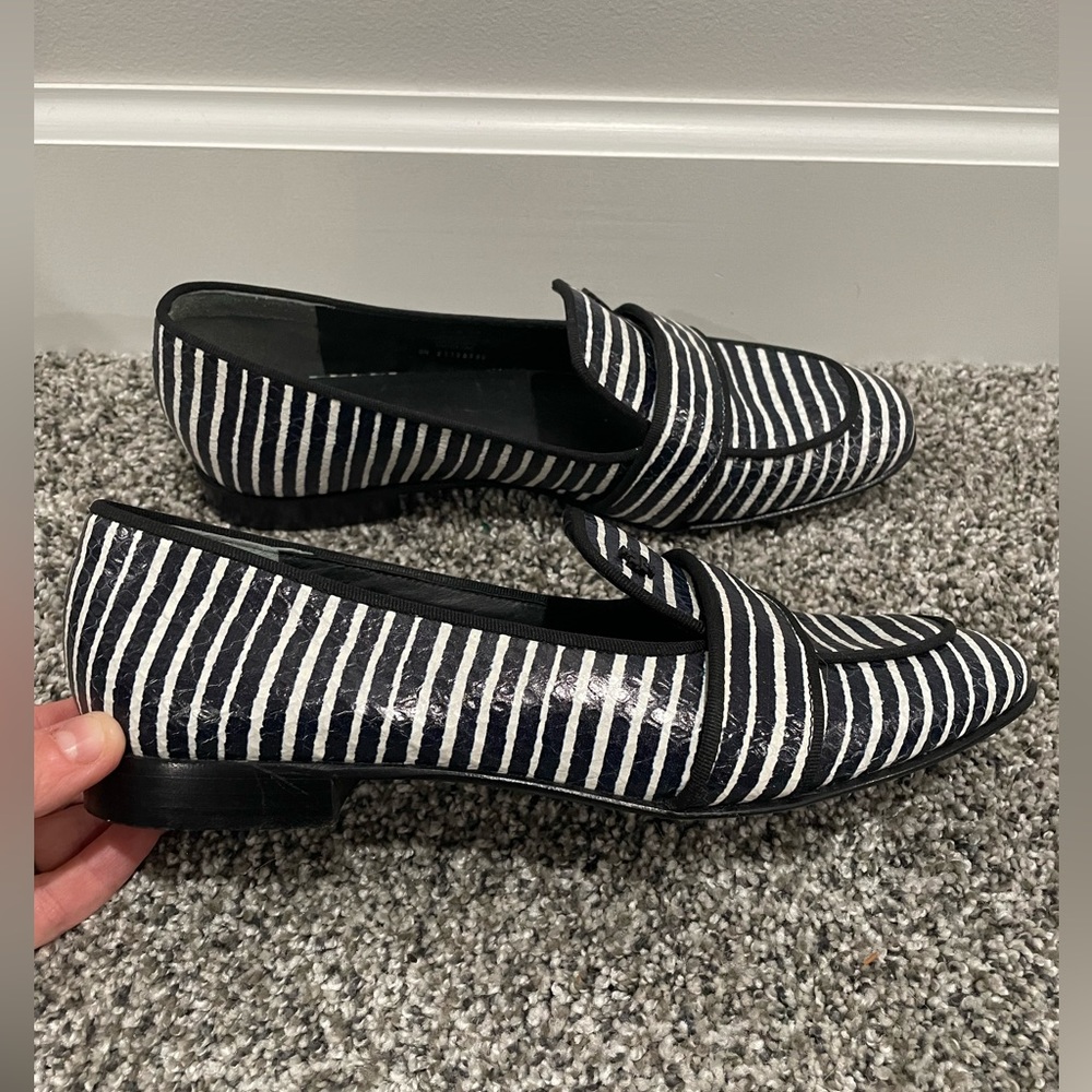 Tory Burch Evette patent leather penny loafers, size 7.5 - Picture 2 of 12